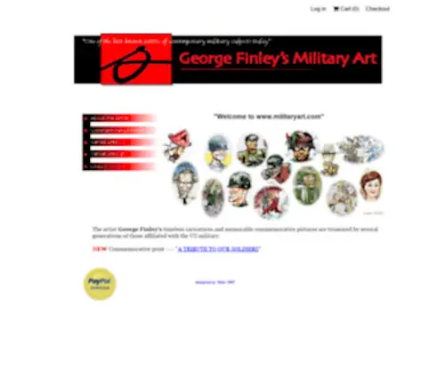 Militaryart.com(Military art) Screenshot