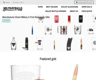 Militaryballs.com(Military Ball Gifts For Marine Corps) Screenshot