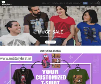 Militarybrat.in(Funky Tshirts) Screenshot