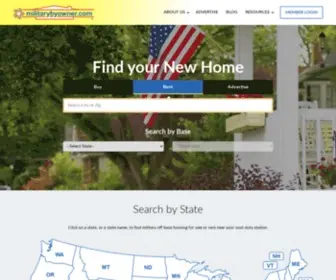 Militarybyowner.com(Military Homes for Sale and Houses for Rent) Screenshot