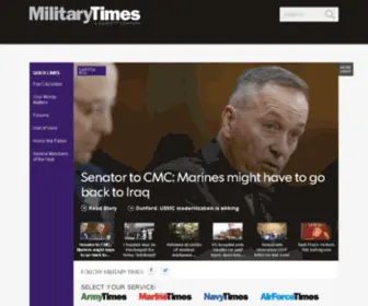 Militarycity.com(Military Times) Screenshot