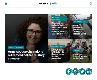 Militaryfamilies.com(Military Families Magazine by AmeriForce Media) Screenshot