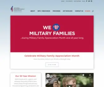 Militaryfamily.org(National Military Family Association) Screenshot