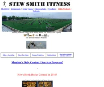 Militaryfitnessebooks.com(Stew Smith Fitness) Screenshot