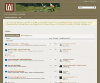 Militaryforum.lt(Lithuanian Military Forum) Screenshot