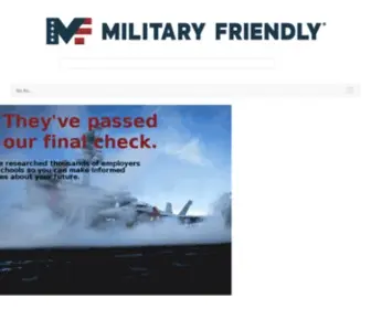 Militaryfriendly.com(Military Friendly) Screenshot