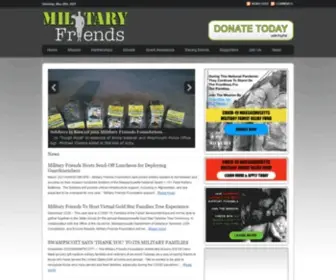 Militaryfriends.org(Military Friends Foundation) Screenshot