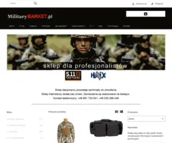 Militarymarket.pl(Jeśli szukasz profesjonalnego wyposażenia taktycznego) Screenshot