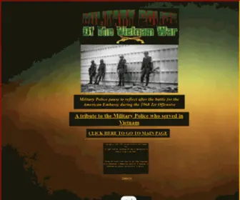 Militarypolicevietnam.com(Military Police Of The Vietnam War) Screenshot