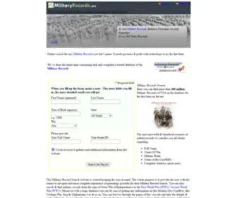 Militaryrecords.ws(Military Records) Screenshot