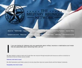 Militaryreunionnetwork.com(The Military Reunion Network) Screenshot