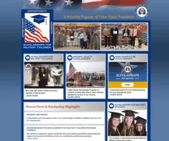 Militaryscholar.org(Fisher House Foundation Scholarship Programs) Screenshot
