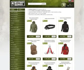 Militarysklad.cz(Army shop) Screenshot