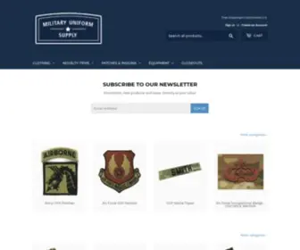 Militaryuniformsupply.com(Military uniform supply) Screenshot