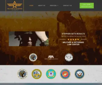 Militaryveteransattorney.com(Military & Veterans Law Center) Screenshot