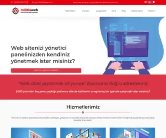 Militiaweb.com(Militiaweb Profesyonel Web Hizmetleri) Screenshot