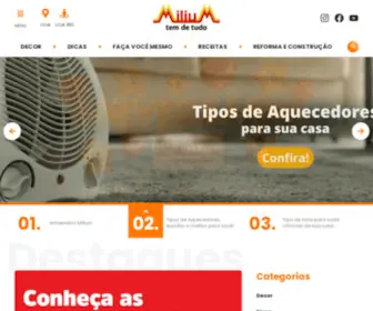 Milium.com.br(Página Inicial) Screenshot