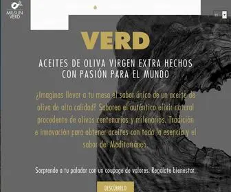 Miliunverd.com(Aceites de Oliva Virgen Extra AOVE) Screenshot