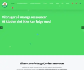 Miljoevenlig-Pakning.dk(Forside) Screenshot