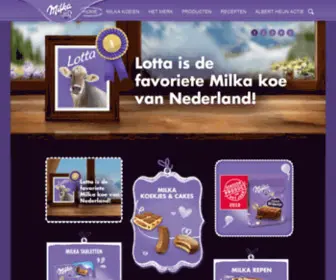 Milka.nl(Ontdek Milka) Screenshot