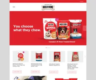 Milkbone-Canada.com(Milk-Bone®) Screenshot