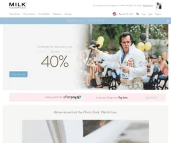 Milkbooks.com(MILK Books) Screenshot
