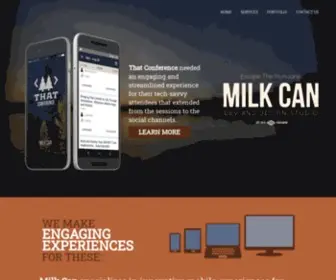 Milkcan.io(Milk Can LLC) Screenshot