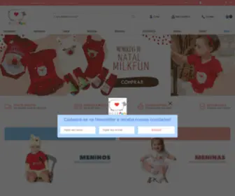 Milkfun.com.br(Moda Infantil) Screenshot