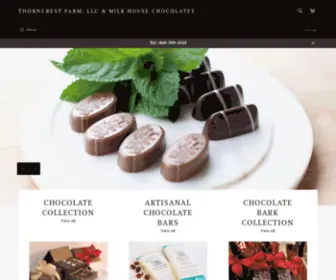 Milkhousechocolates.net(Gourmet Chocolates) Screenshot