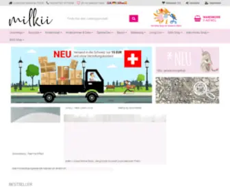 Milkii.de(Ein moderner Babyshop) Screenshot