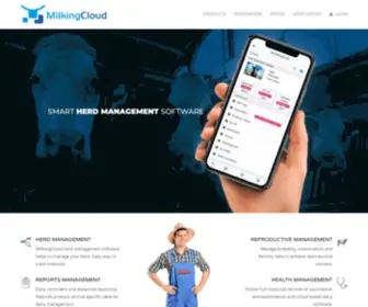 Milkingcloud.com(Herd Management) Screenshot