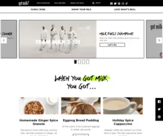 Milklife.com(Milk Recipes and Other Healthy Breakfast Ideas) Screenshot