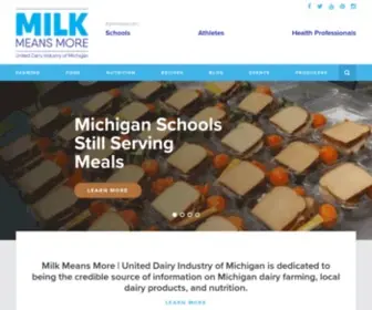 Milkmeansmore.org(Milk Means More) Screenshot