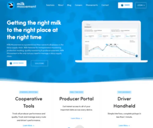 Milkmoovement.com(Milk Moovement) Screenshot