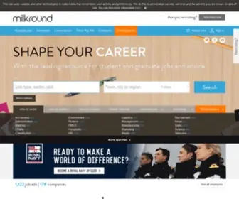 Milkround.com(Graduate Jobs) Screenshot