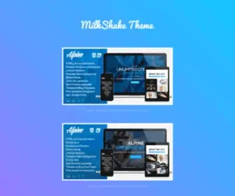 Milkshakethemes.com(Milkshake Themes) Screenshot