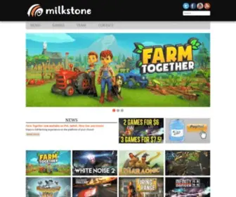 Milkstonestudios.com(Milkstone Studios) Screenshot