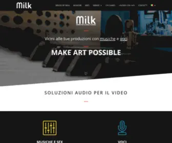 Milkstudios.it(Milk Studios) Screenshot