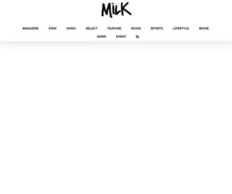 Milktw.com(Milk Taiwan) Screenshot