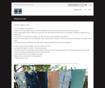 Milkweedquilts.com(Milkweed Quilts) Screenshot