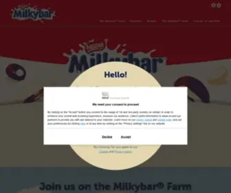 Milkybar.co.uk(Milkybar ®) Screenshot