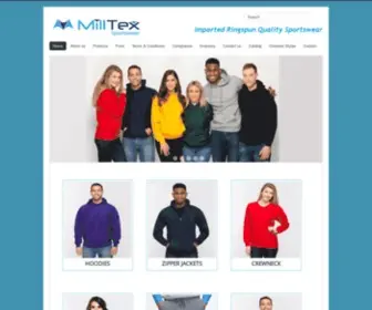 Mill-TEX.com(Milltex Blanks Ringspun Tees) Screenshot