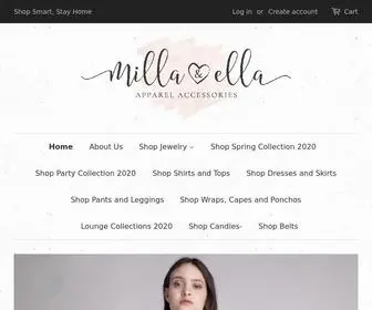 Millaandella.com(Milla & Ella Co) Screenshot