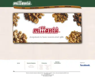 Millantu.cl(Millantú) Screenshot