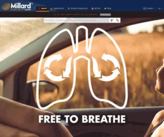 Millardcatalog.com(Air, Oil, Fuel and Cabin filters catalog) Screenshot
