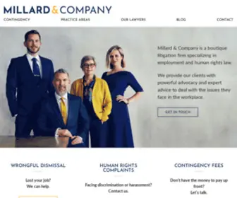 Millardco.ca(Millard & Company) Screenshot