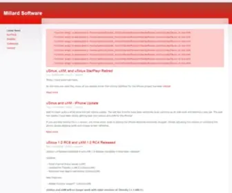Millardsoftware.com(Millard Software) Screenshot