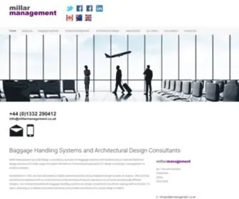 Millarmanagement.co.uk(Millar Management providing Baggage Handling Design) Screenshot