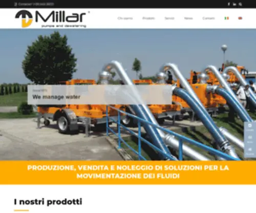 Millarwellpoint.com(Pompe Centrifughe) Screenshot