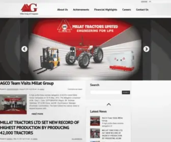 Millatgroup.net(Millat Group) Screenshot